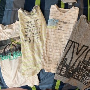 4 short sleeve shirts, Zara boys 11-12 years old